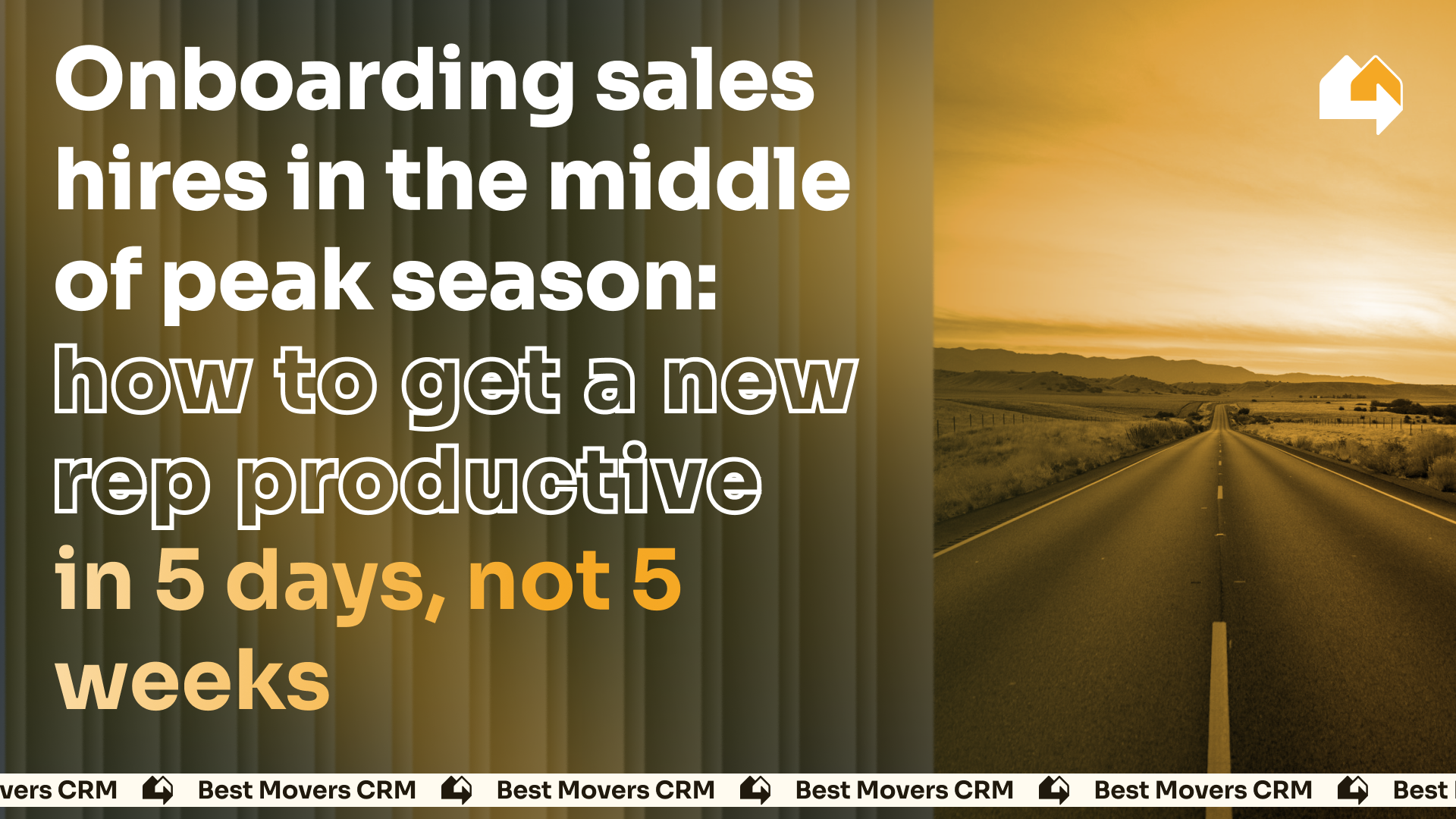 Onboarding sales hires in the middle of peak season: how to get a new rep productive in 5 days, not 5 weeks